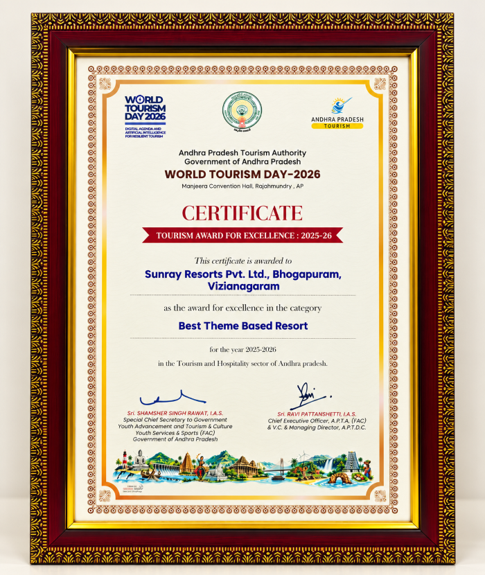“Best Theme Based Resort” in Andhra Pradesh for the year